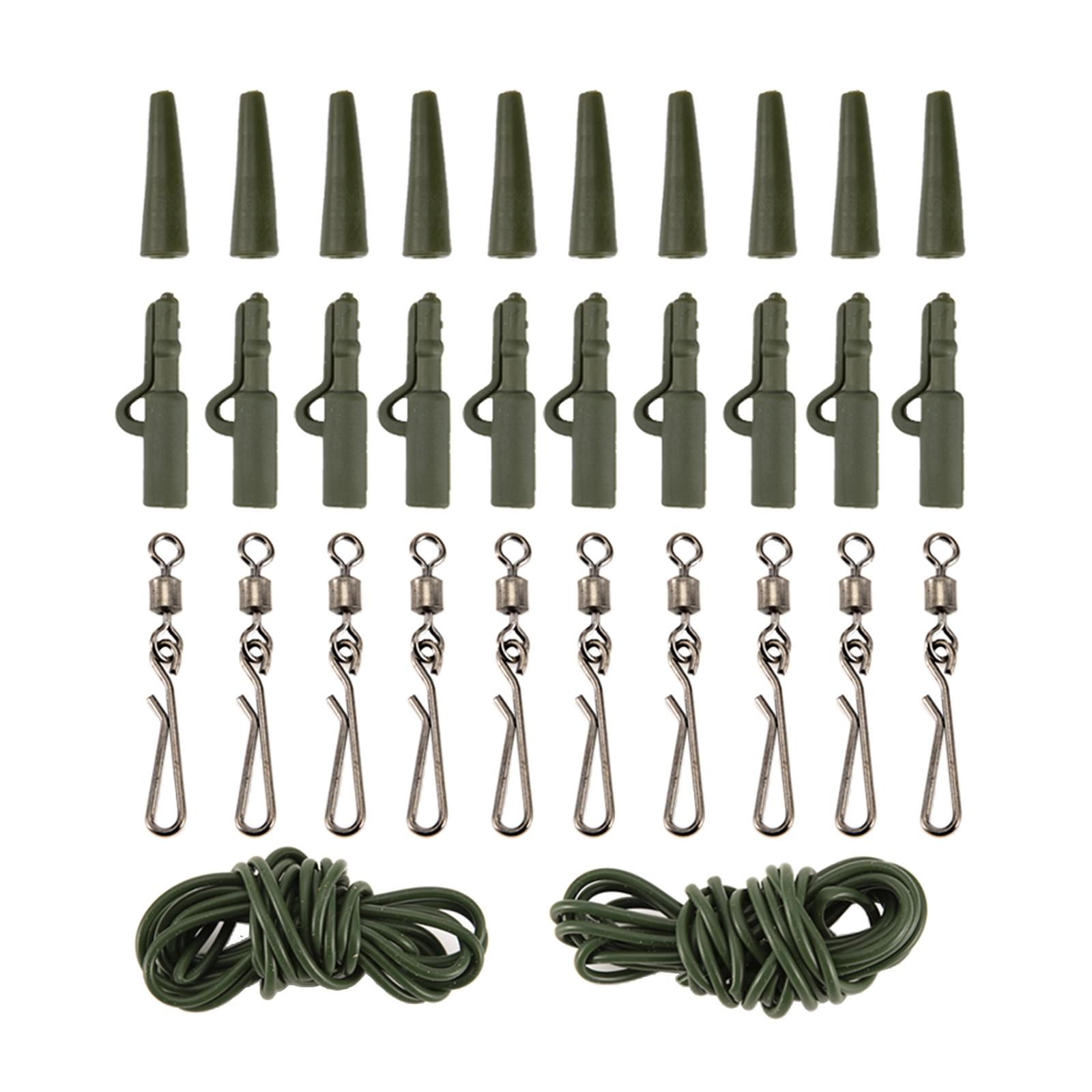 32 in 1 Durable Carp Fishing Tackles Sea Fishing Rolling Swivels Terminal Tackle Gift for Angler