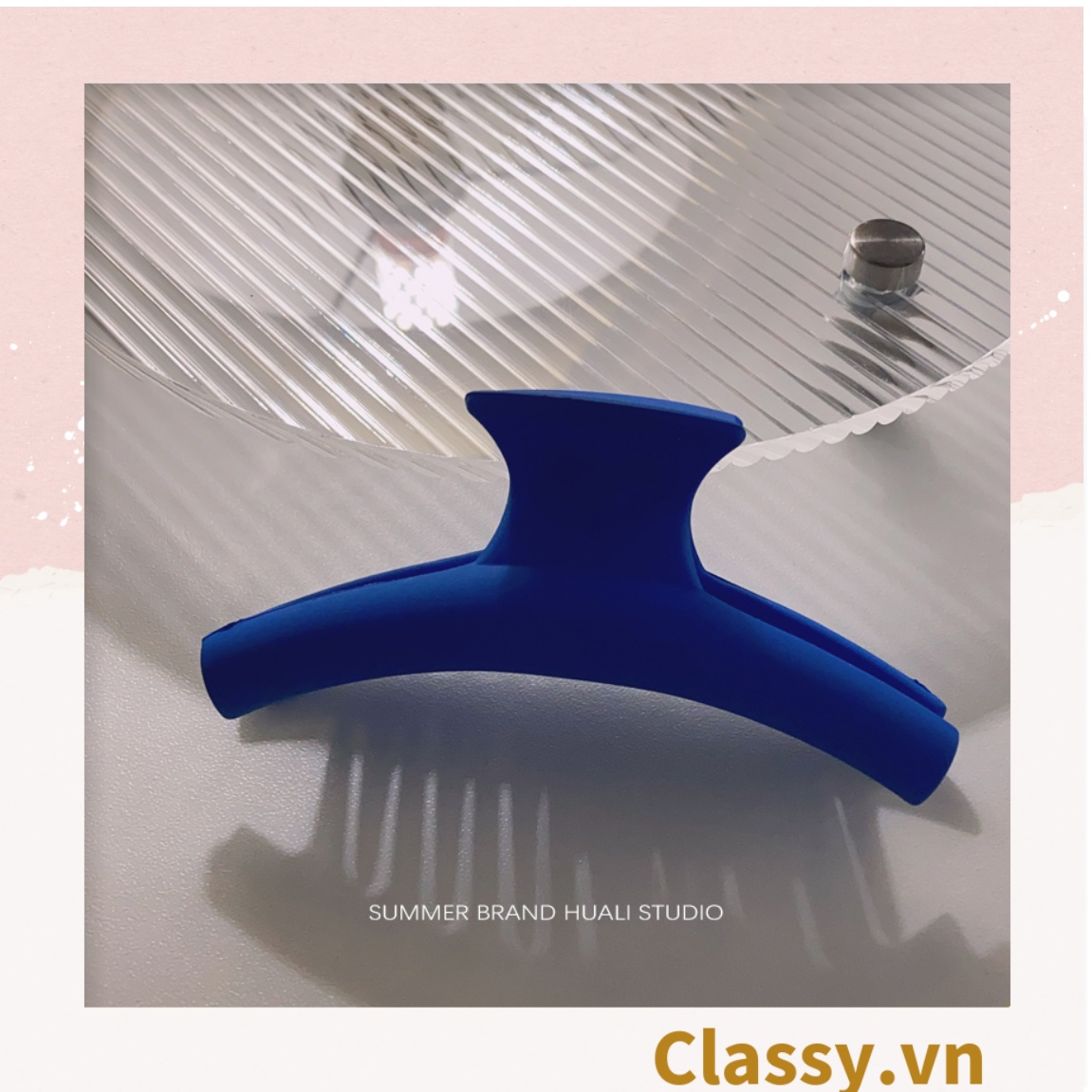 Kẹp tóc càng cua Classy basic nữ đơn sắc, kiểu dáng thanh mảnh hàn quốc hot trend PK715