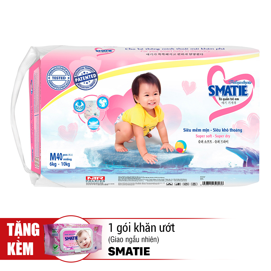 Tã Quần Trẻ Em Smatie (Size M)