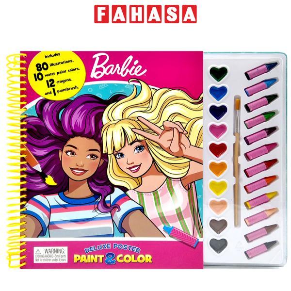 Mattel Barbie Deluxe Poster Paint & Color