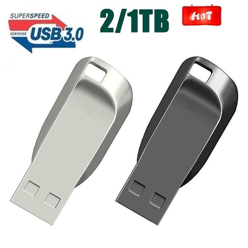 USB3.0 1TB/2TB Metal Pen Drive USB Flash Drive Waterproof Flash Disk Mini Memory Sticks U DiskFor Car/Phone/PC