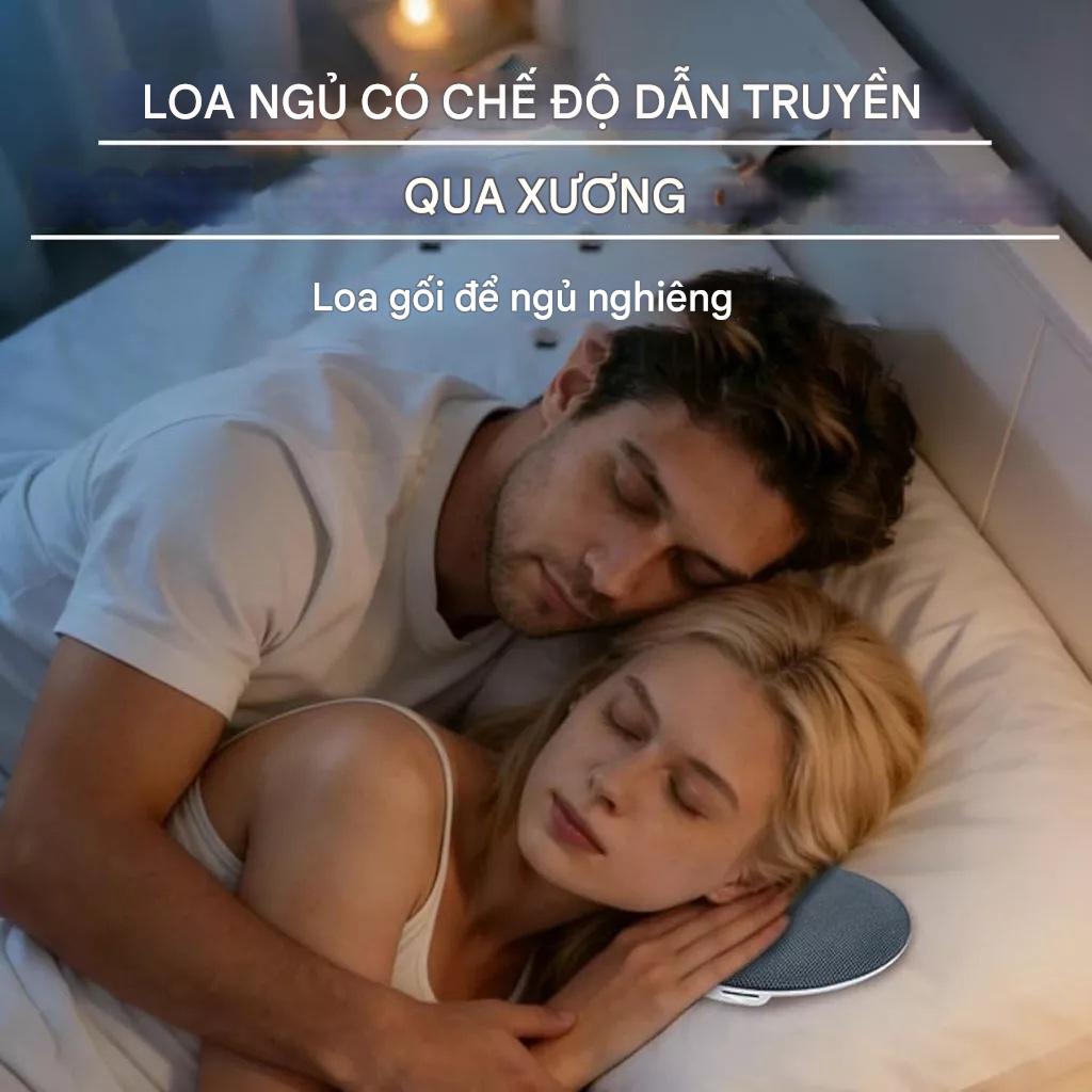 Loa bluetooth đặt ngủ dưới gối X3 Pro Bluetooth 5.4, có tiếng ồn trắng hỗ trợ giấc ngủ, Hẹn giờ + tặng bịt mắt - Hàng nhập khẩu