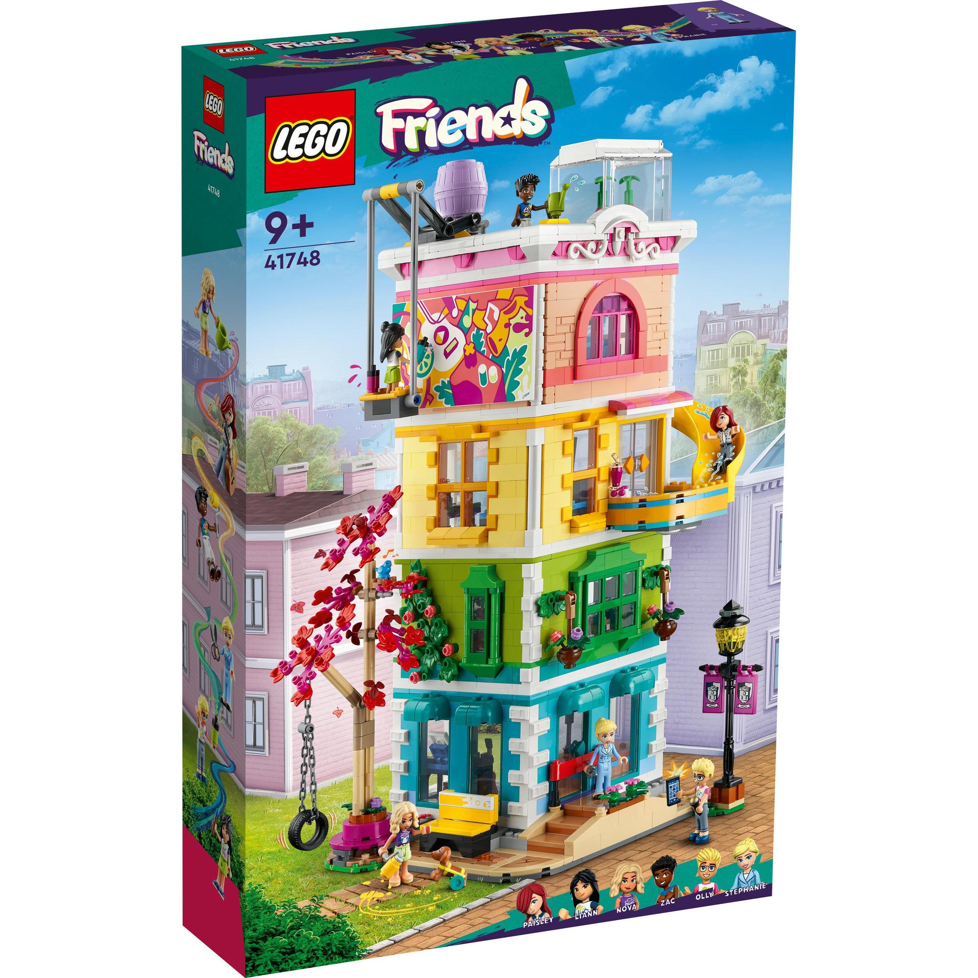 LEGO Friends 41748 Đồ chơi lắp ráp Cộng đồng trung tâm thành phố Heartlake (1,513 chi tiết)