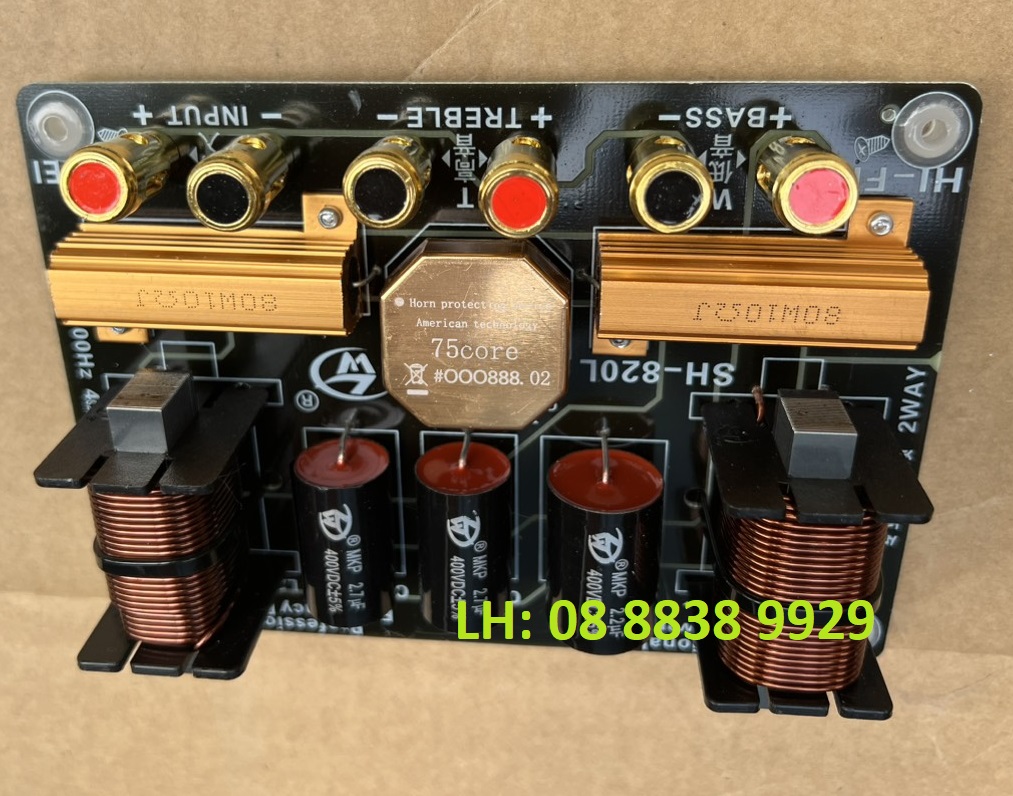 CẶP MẠCH PHÂN TẦN CÔNG SUẤT LỚN CHO 2 LOA SH820L, SIÊU BẢO VỆ TREBLE - GIÁ 2 CHIẾC - HÀNG NHẬP KHẨU
