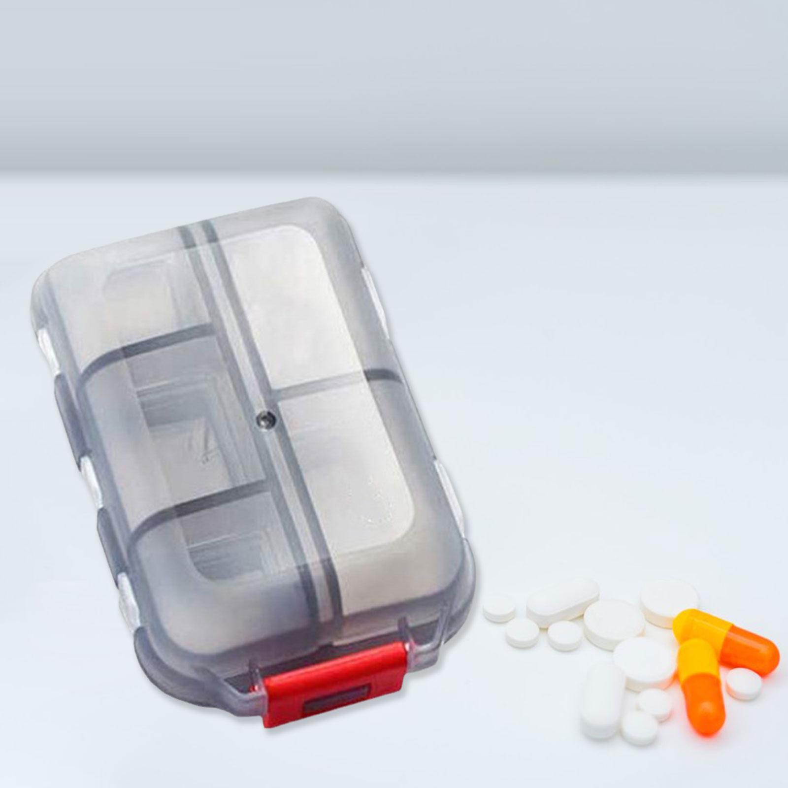 Travel  Organizer/  Container Holder / Reminder Case/ 10 Grids Portable  Case Small  Box for Daily  Tablet