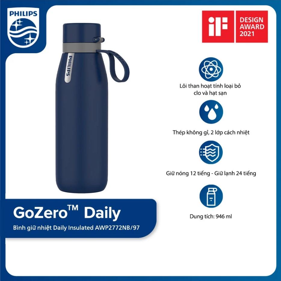 Bình giữ nhiệt Daily Insulated Philips AWP2772NB/97