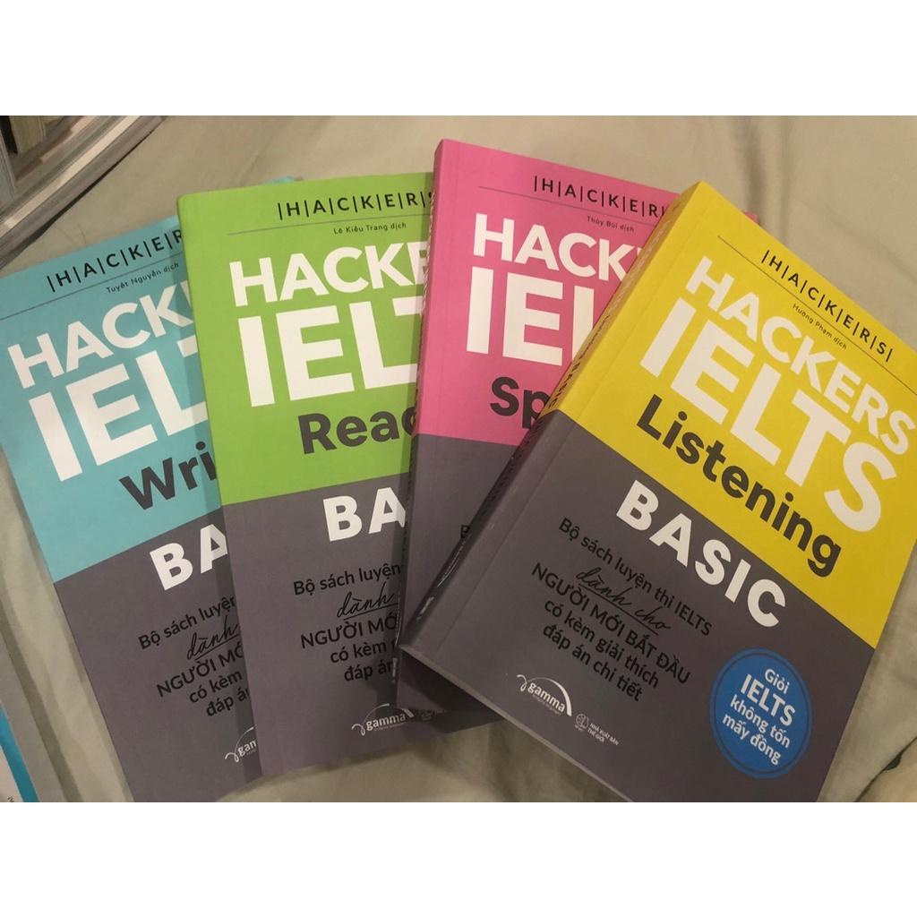 Hackers Ielts Basic ((Bộ 4 Cuốn/Lẻ, Tái Bản Mới Nhất )