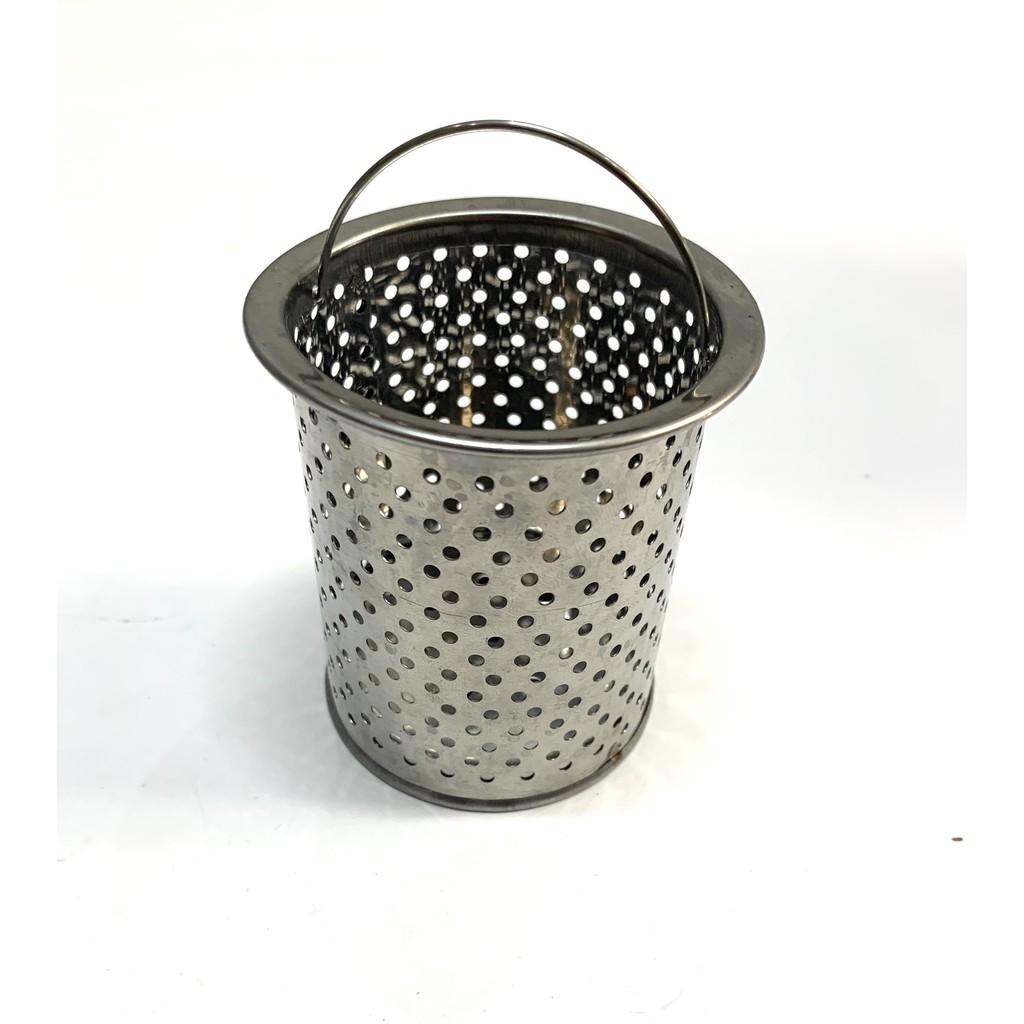 Giỏ lọc cặn rác bồn rửa bát bằng inox -