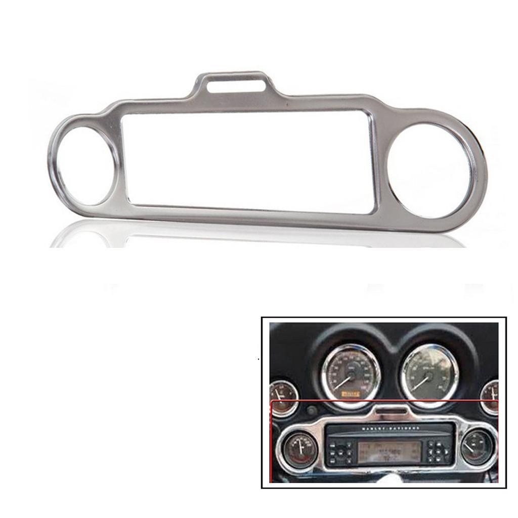 Chrome Motorcycle Frame Meter Cover Protector for