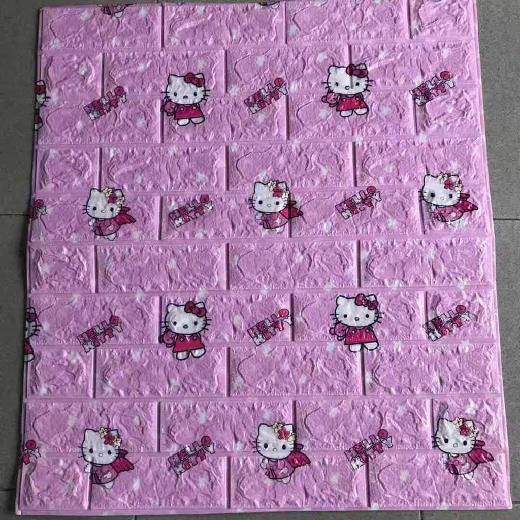 COMBO 10 TẤM XỐP KITTY HỒNG