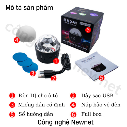 Đèn trang trí sân khấu, đèn trang trí xe hơi, phòng ngủ, karaoke nhiều màu, ....DJ, phòng ngủ
