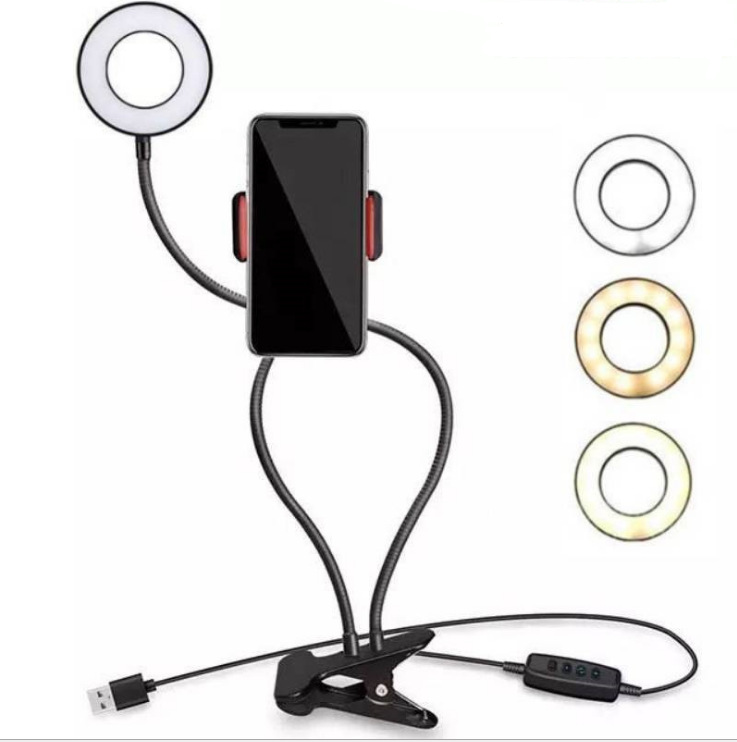 Đế kẹp điện thoại có đèn Led Likestream TIKTOK STN-V109