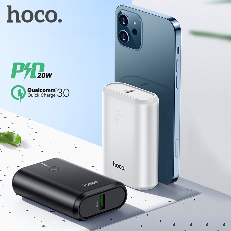 Pin Sạc Dự Phòng Dành Cho HOCO Q3, Sạc Nhanh QC3.0, PD 20W 10000mAh, Chip IC Thông Minh, Chất Liệu ABS Cao Cấp, Vỏ Chống Cháy - Hàng Chính Hãng