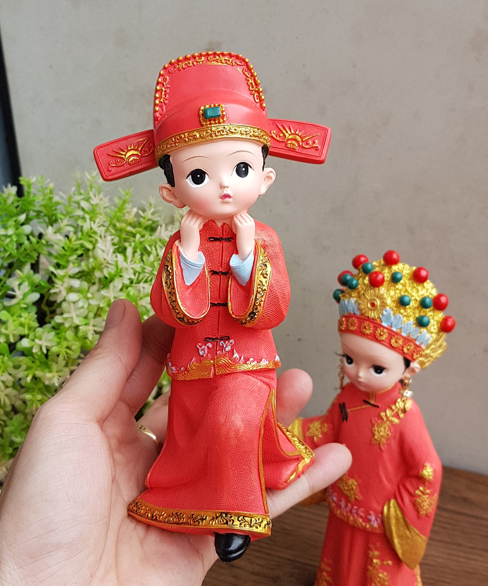 Cặp Tân Lang - Tân Nương 19cm mẫu Thương Cho Roi Cho Vọt MIXU-BBD059