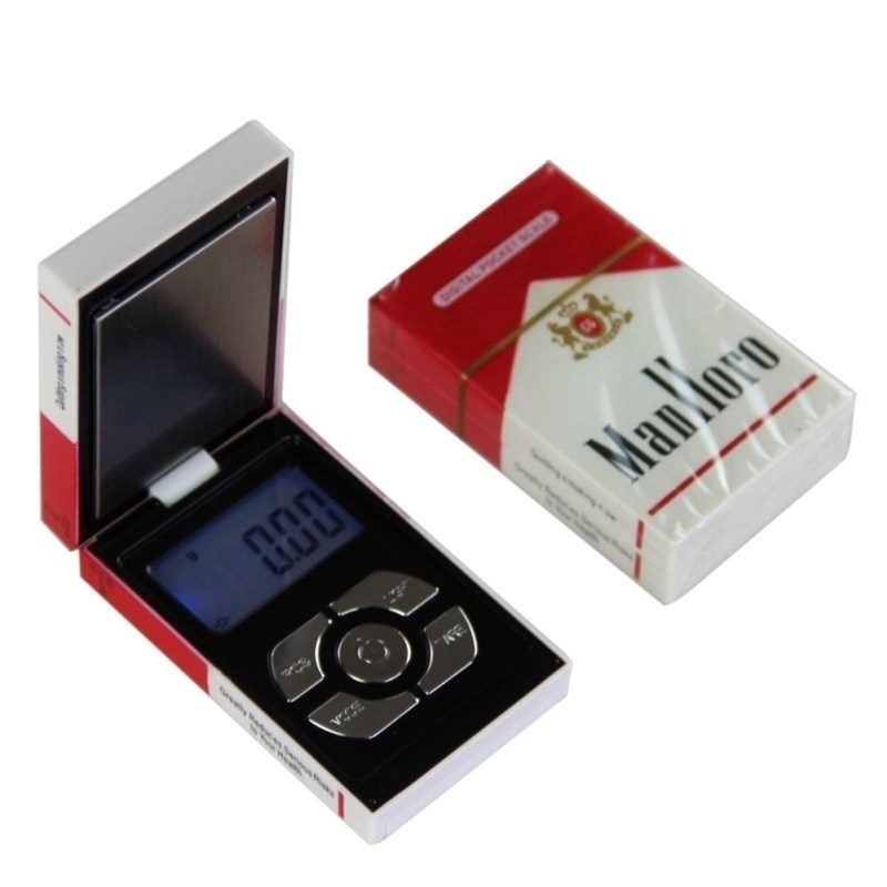 Cân điện tử mini giả bao thuốc lá 200g/0.01g