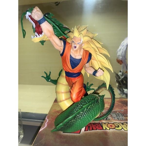 Mô hình songoku + rồng thiên saiyan 3 - Dragon ball 7 viên ngọc rồng