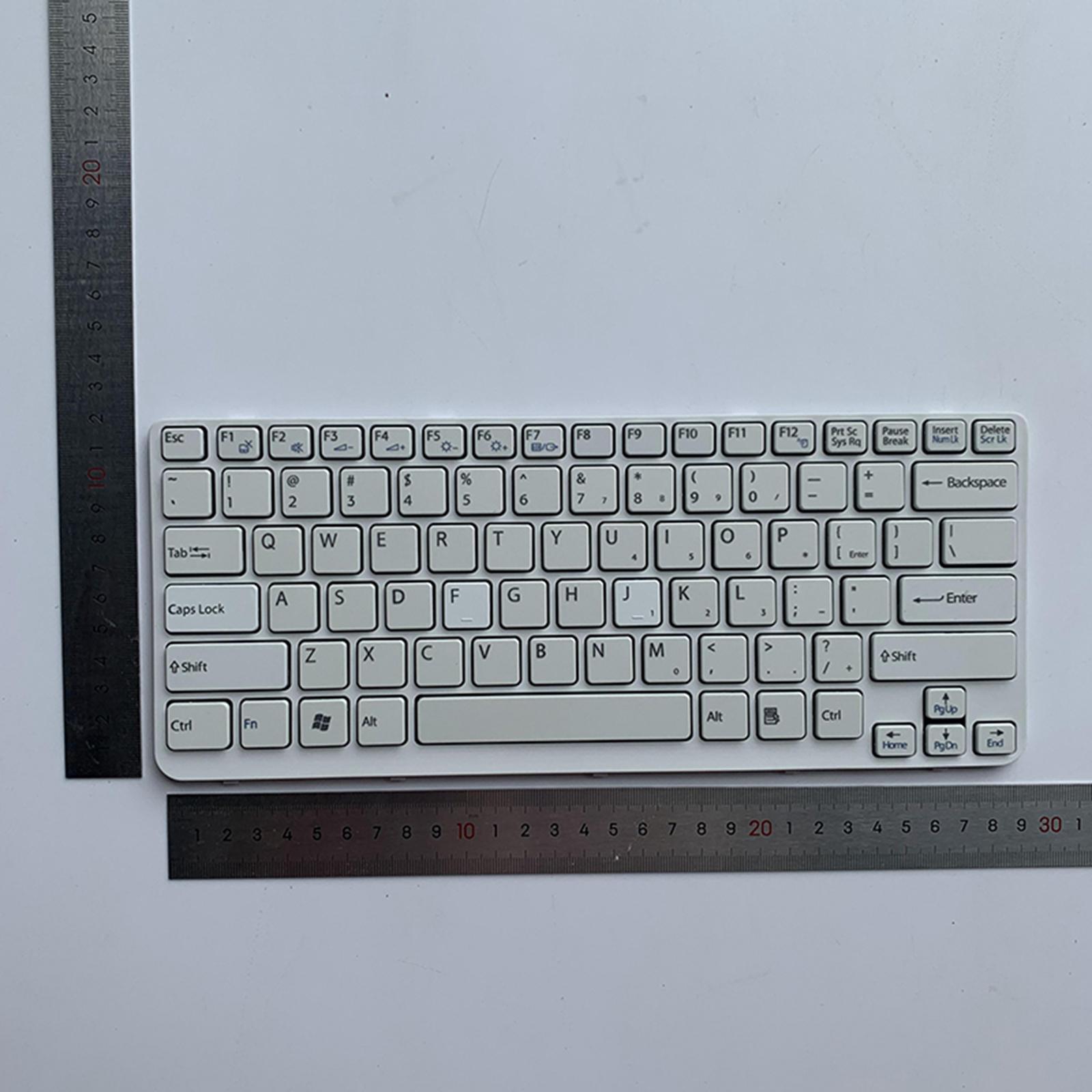 Laptop Replacement Keyboard US English White for  Sve141C11L E14