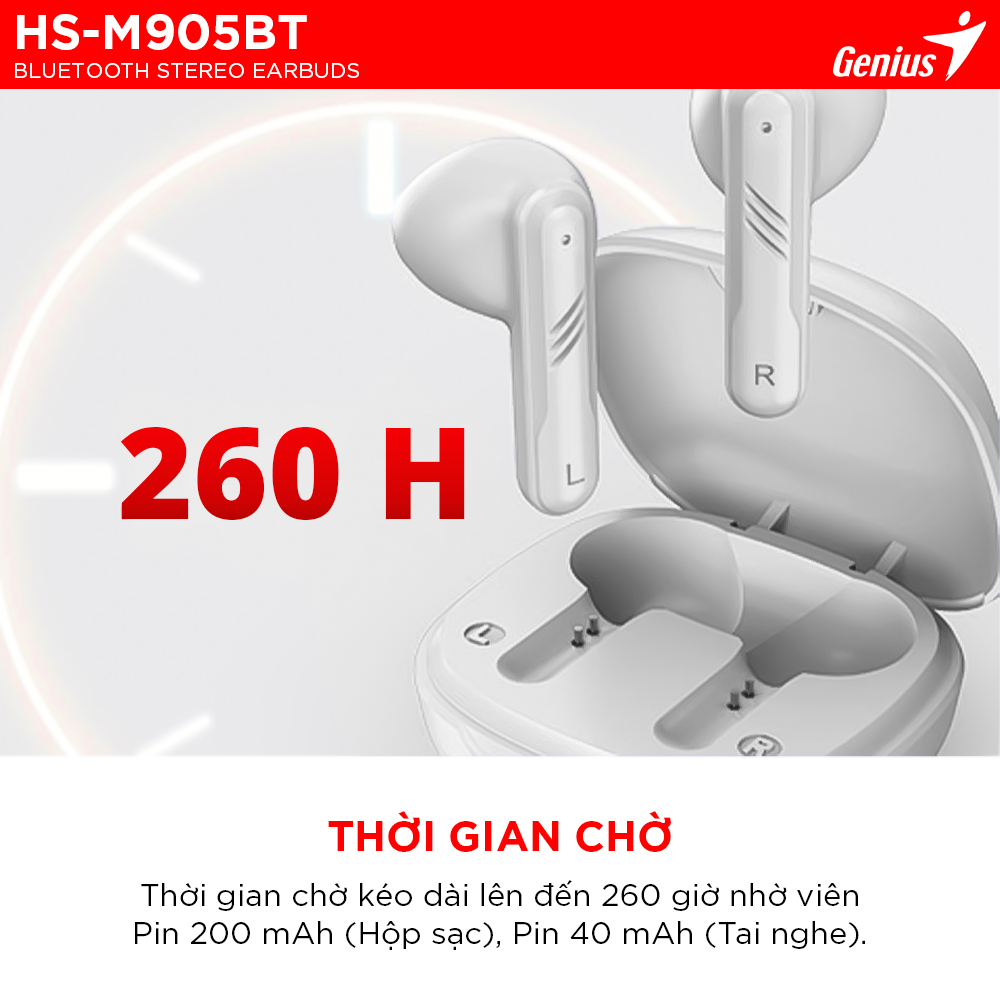 Tai nghe Bluetooth GEMIUS HS-M905BT - HÀNG CHÍNH HÃNG BẢO HÀNH 24 THÁNG