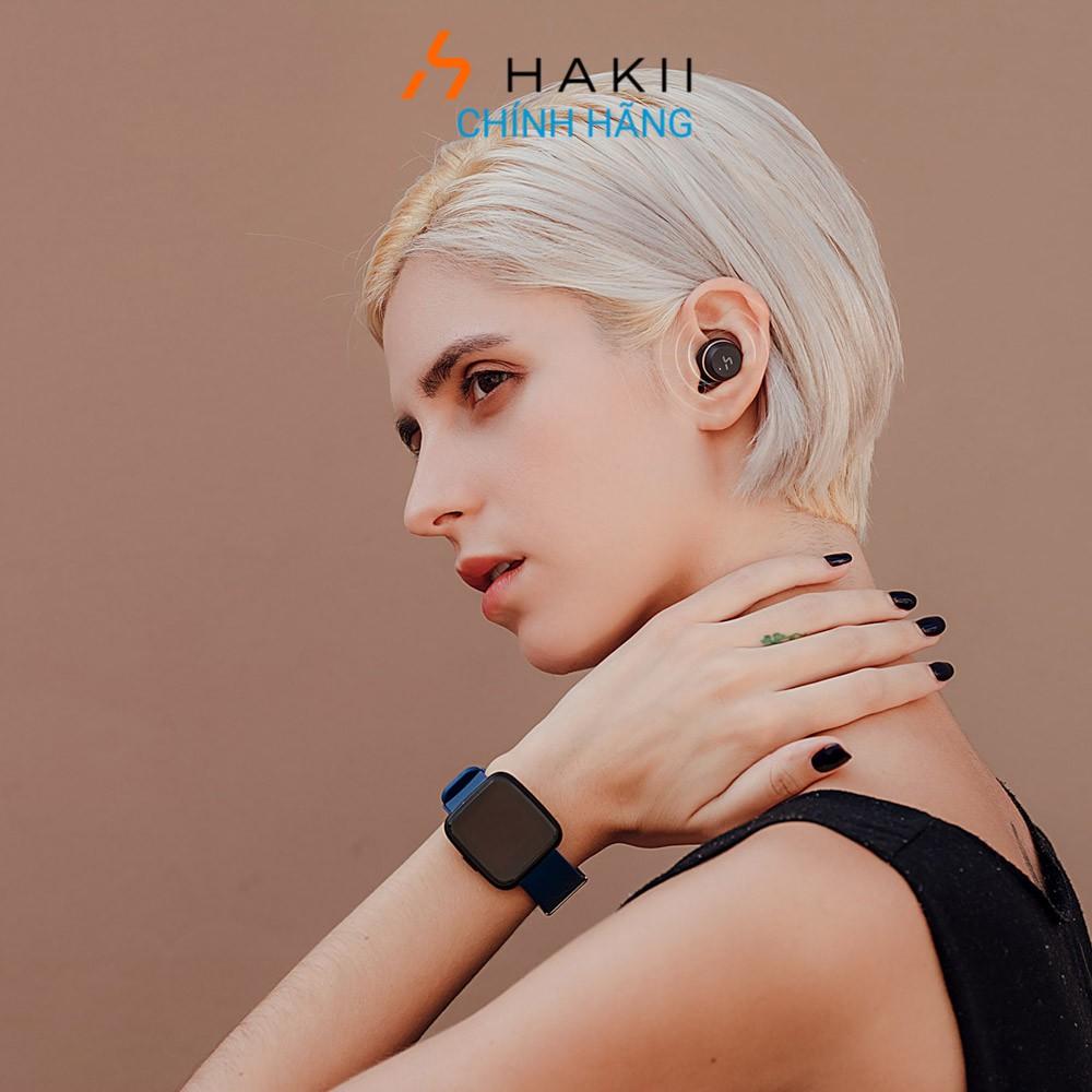 Tai nghe True Wireless Hakii Moon - Hàng chính hãng | Bluetooth 5.0, chống nước IPX5, thiết kế cho phái đẹp
