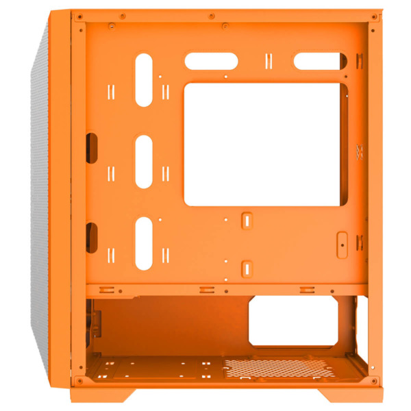 XIGMATEK Gemini II Orange 3FB – Premium Gaming Micro Tower Case (3x Fan)_HÀNG CHÍNH HÃNG