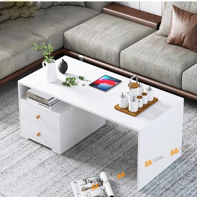Made in VN Bàn trà sofa gỗ đẹp phong cách hiện đại gỗ mdf 17mm công ty Mộc Phát độ bền trên 30 năm AN074