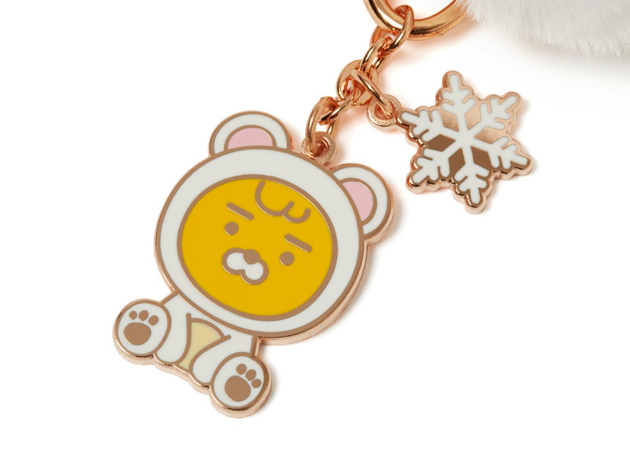 Móc Treo Pompom Ryan Kakao Friends Chính Hãng