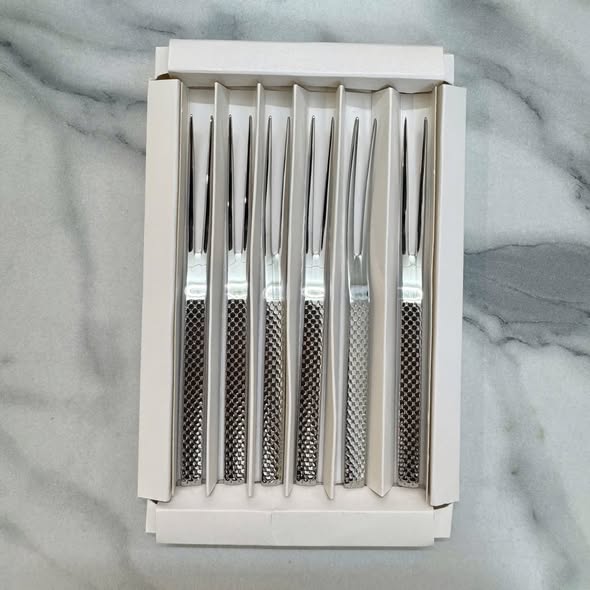 SET 6 DĨA HOA QUẢ INOX 18/10 GUME hàng chính hãng