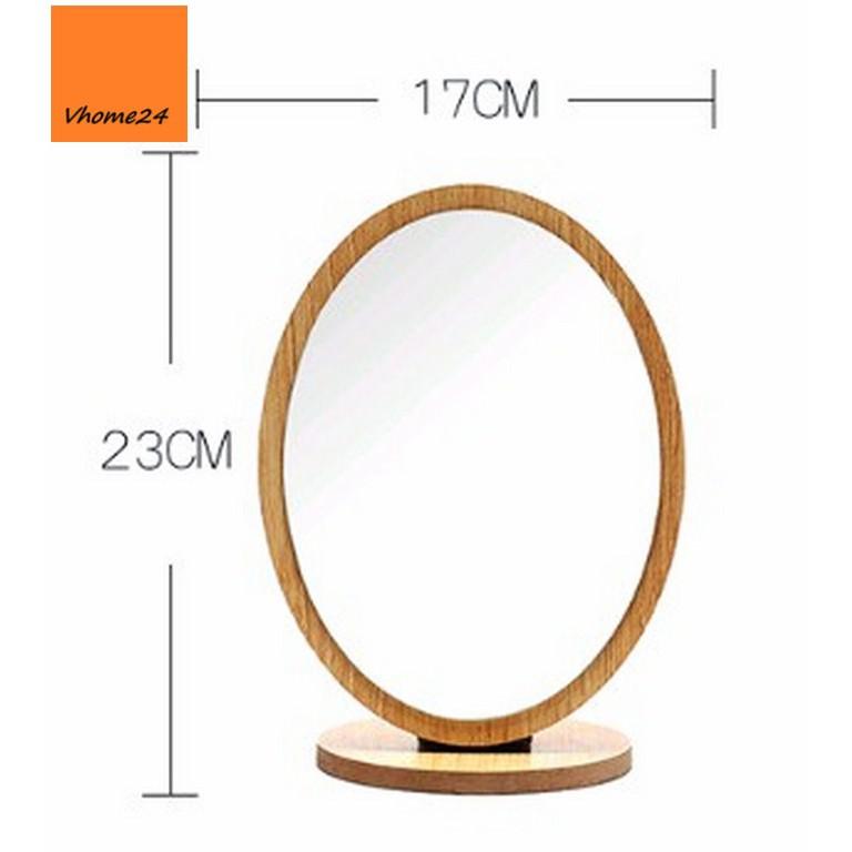 GƯƠNG TRANG ĐIỂM GỖ CHÂN GẬP GTD136