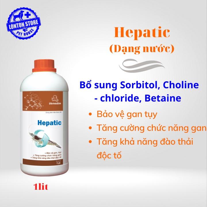 Vemedim Hepatic tôm - Tăng cường chức năng gan cho tôm, hỗ trợ tiêu hóa, loại thải độc cho tôm, 1lit