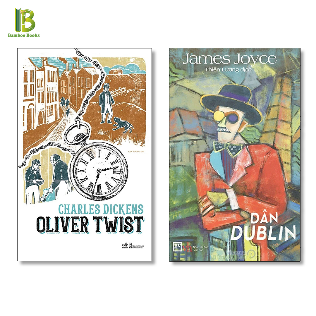 Combo 2 Tác Phẩm Kinh Điển : Oliver Twist + Dân Dublin (Tặng Kèm Bookmark Bamboo Books)
