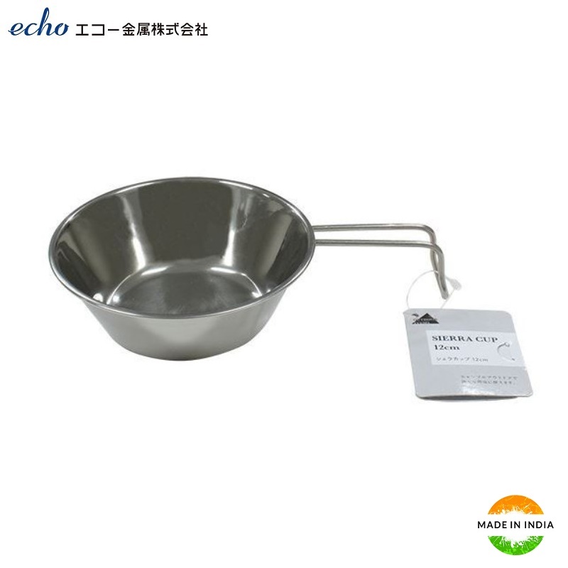 Tô inox có tay cầm Echo Metal Ø12cm - Hàng nội địa Nhật Bản nhập khẩu chính hãng