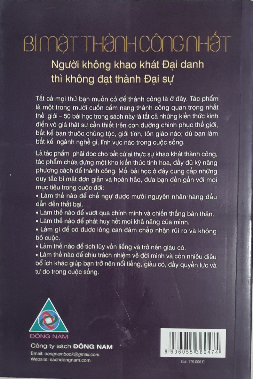 Bí Mật Thành Công Nhất - Học viện thành Công từ 50 Chuyên Gia Hàng Đầu Thế Giới