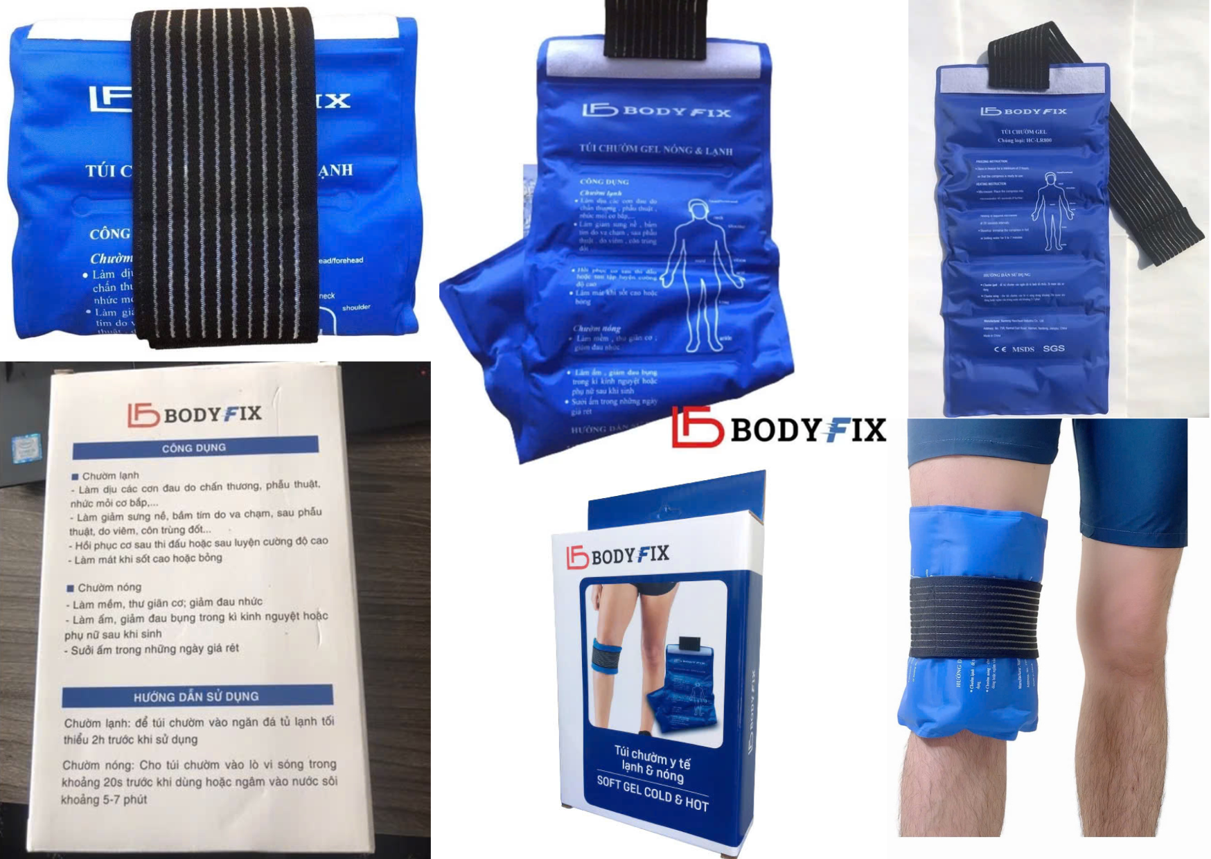 Túi Chườm Đai Đeo Nóng Lạnh Gel nóng Đa Năng An Toàn Cho Da Giảm Đau Sưng Tấy Viêm Sau Chấn Thương Thể Thao Bong Gân Bầm Tím Giảm Đau Sốt Bụng Kinh Lưng Căng Thẳng Cơ Bắp Giữ Ấm Thúc Đẩy Tuần Hoàn Máu