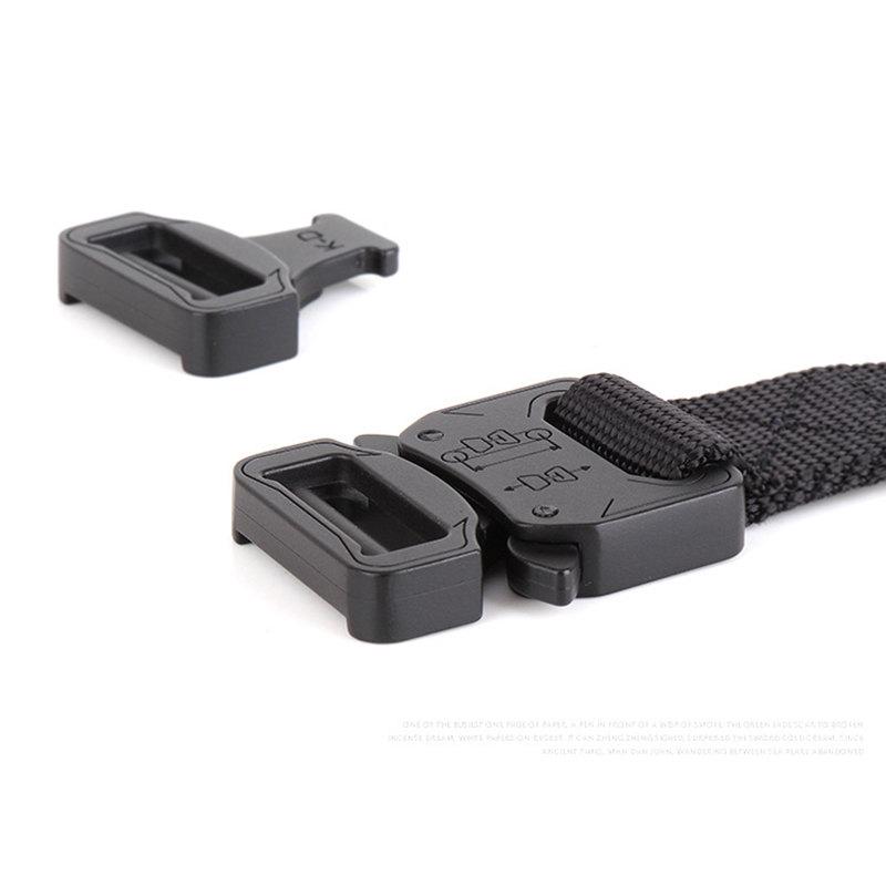 Chiến Thuật Quân Đội Dây Quân Kim Loại Lắp Khóa Vải Jean Dây Lưng Nam Dây Nhiệm Vụ Gear Nylon SWAT Chiến Đấu Rộng 2.5CM