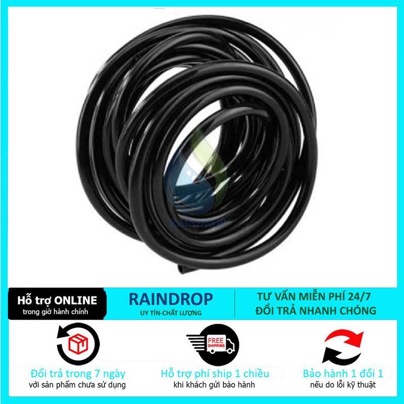 10M DÂY PE 8MM DÙNG CHO HỆ THỐNG TƯỚI NHỎ GIỌT