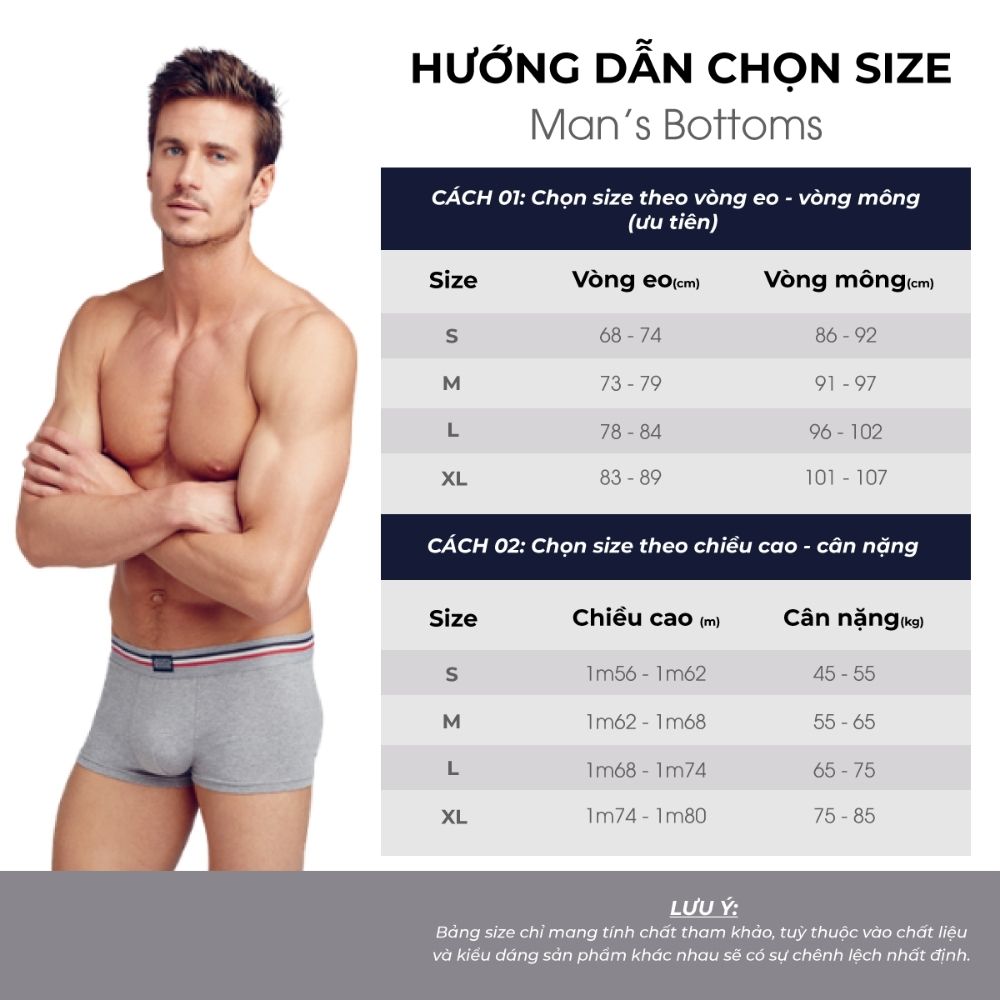 Quần Lót Nam Jockey Tam Giác Không Đường May Seam Free Màu Xanh Đen Kháng Khuẩn Cao Cấp - JMMB9133-11