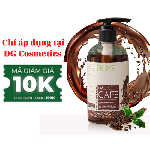 Dầu Gội Cafe Arabica kích thích mọc tóc, giảm gãy rụng, nuôi dưỡng tóc đen mượt Cocayhoala 300g