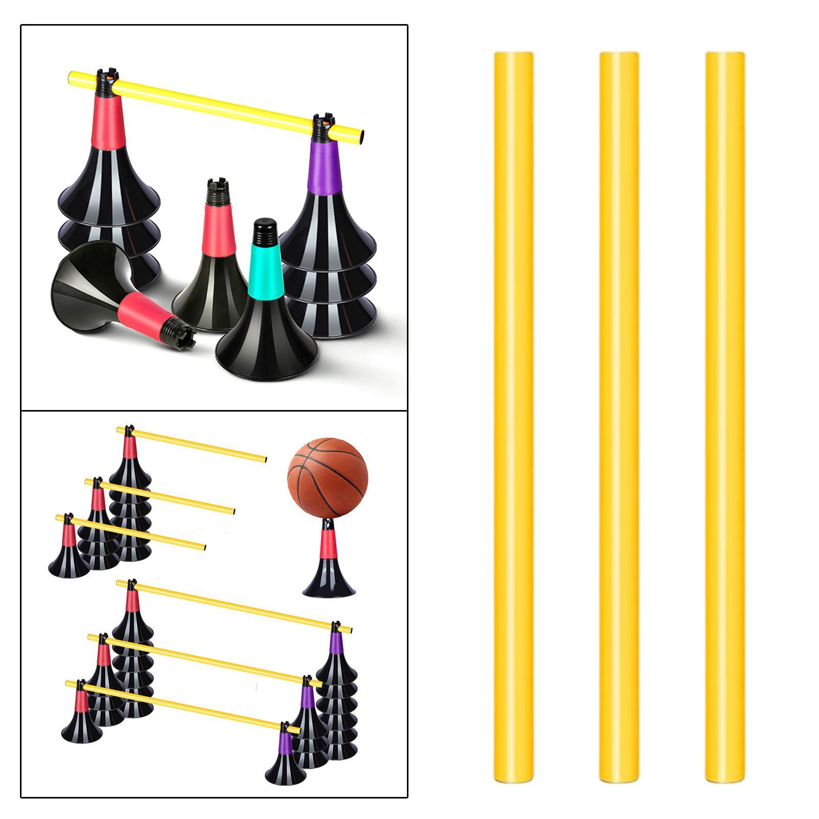 3 Pieces Soccer Training Markers Splicedable, for Soccer Practice Traning