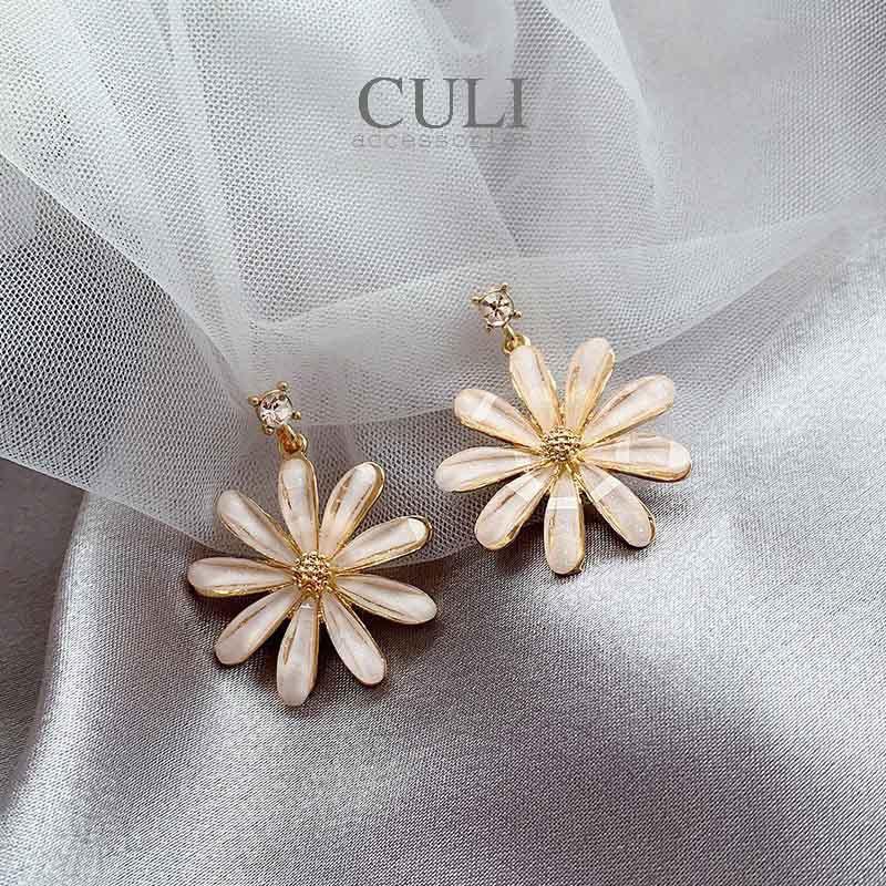 Khuyên tai hình hoa cúc xinh xắn HT663 - Culi accessories