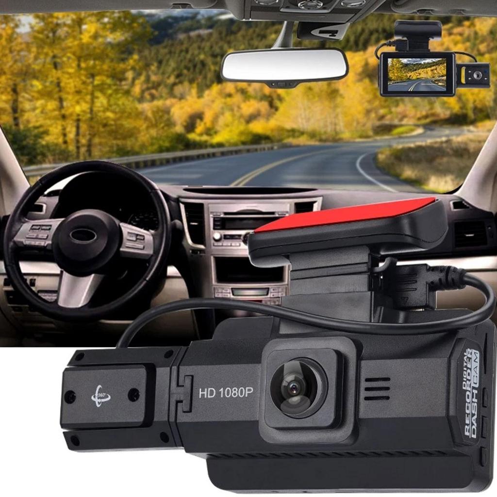 Camera hành trình Có hỗ trợ quay nội thất xe cho clip Vlog góc rộng 360 độ Vlog Camera Car FHD 1080 ️ FREESHIP ️