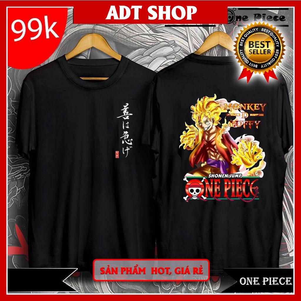 Top 8 Áo thun One Piece Luffy Gear 5 Mũ Rơm Sanji Ace Zoro / Áo phông Đảo Hải Tặc 3D cực chất0