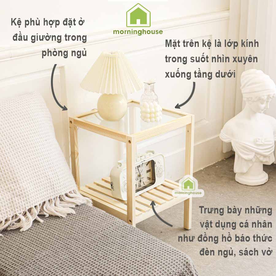 Kệ Decor Phòng Gương 2 Tầng Morning House