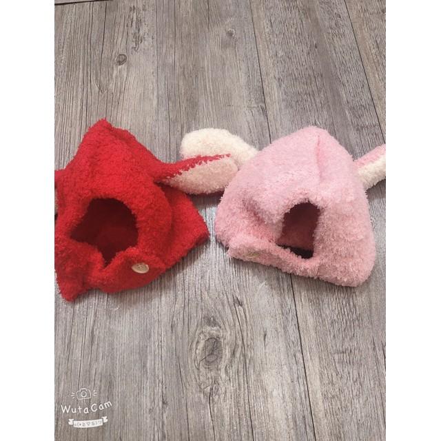 Mũ lông tai dê cho bé