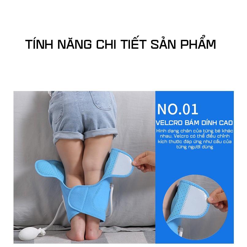 Đai Nắn Thẳng Chân Bằng Áp Suất Hơi Chữa Chân Vòng Kiềng Cho Bé Cao Cấp Jorzilano