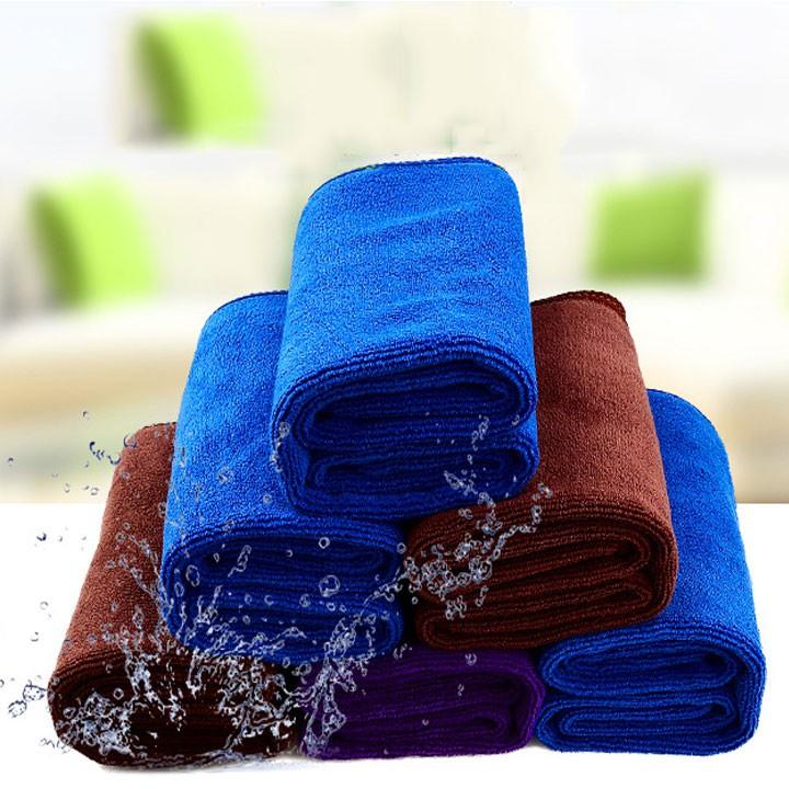 Khăn lau ô tô xe máy đa năng chất liệu Microfiber cao cấp xuất khẩu kích thước 35x75cm