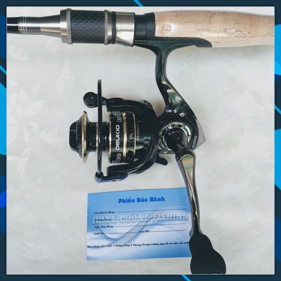 Bộ Cần Câu Lure Máy Đứng EAGLE SUPER Đồ Câu Lure Bộ Cần Lure Đứng