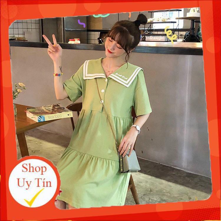 Đầm bầu thiết kế cao cấp chất lụa hànCam kết y hìnhthiết kế sang chẳng️free size 42~68kg