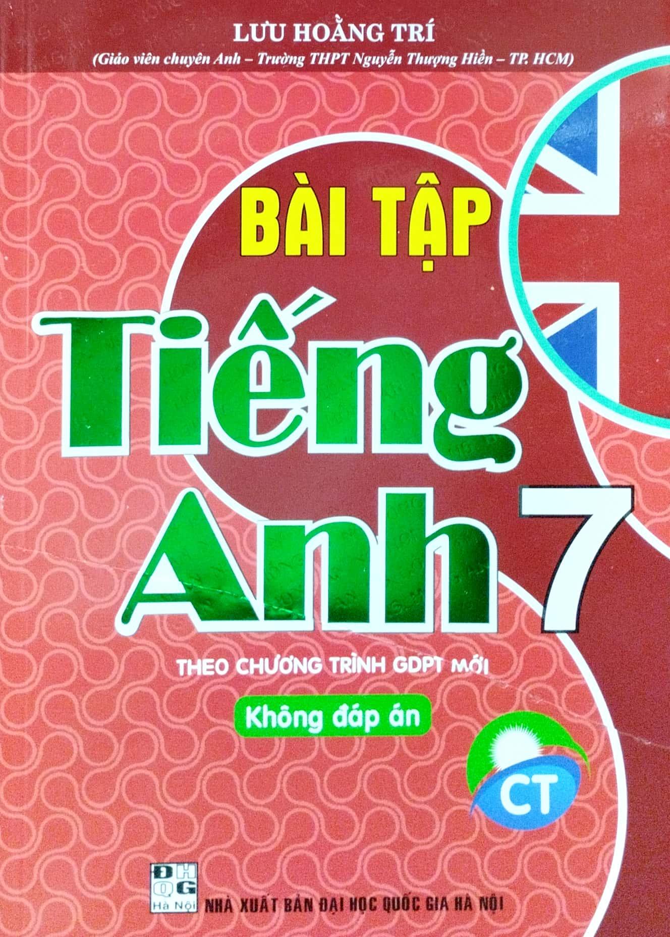 Bài Tập Tiếng Anh 7 - Không Đáp Án
