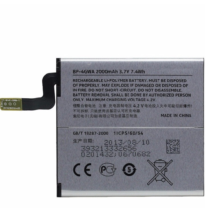 PIN CHO ĐIỆN THOẠI NOKIA LUMIA 625 BP-4GWA 2000mAh