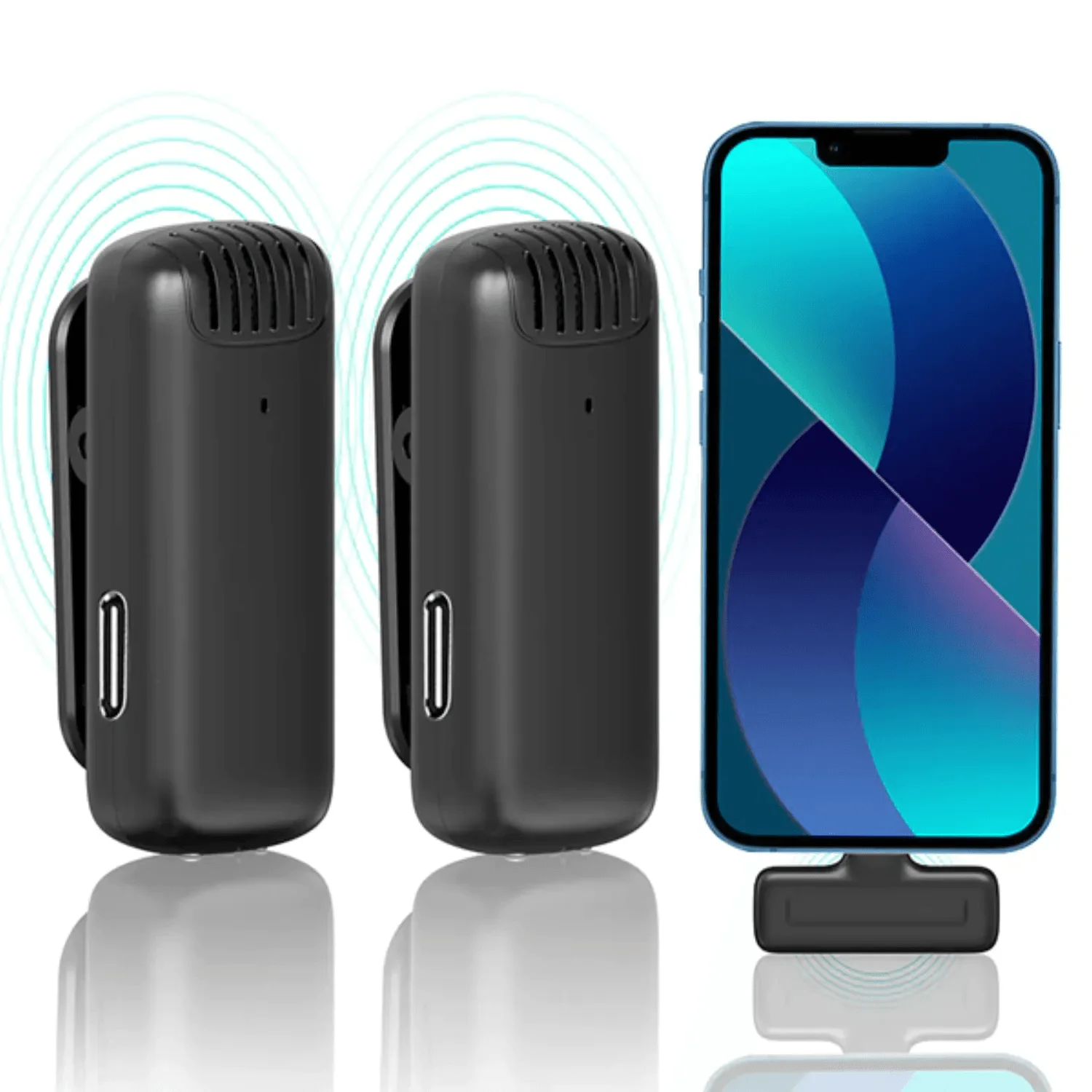 ROGTZ - Mic thu âm Cài áo Không dây Ulanzi J12 | Nhỏ gọn | Siêu nhẹ | Đa hướng | Giảm nhiễu | Khoảng cách 20m | Pin 6-7 giờ | Tương thích Ios, Android, DSLR, máy quay phim | Hộp sạc 4-5 lần sạc | Micro chất lượng cao | Hàng Chính Hãng